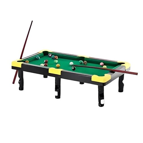Kids Mini 8 Ball Pool Snooker Cue Table Top For Unisex Children Indoor Party UK - Picture 2 of 3