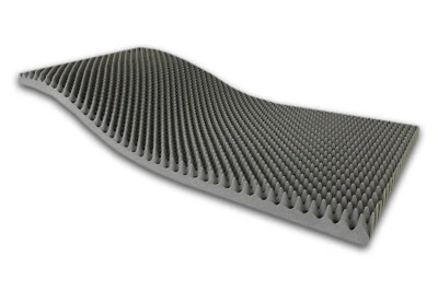 AKUSTIKPUR Noppenschaumstoff 100x200x10cm Akustik Schaumstoff Schall Schutz Dämmung