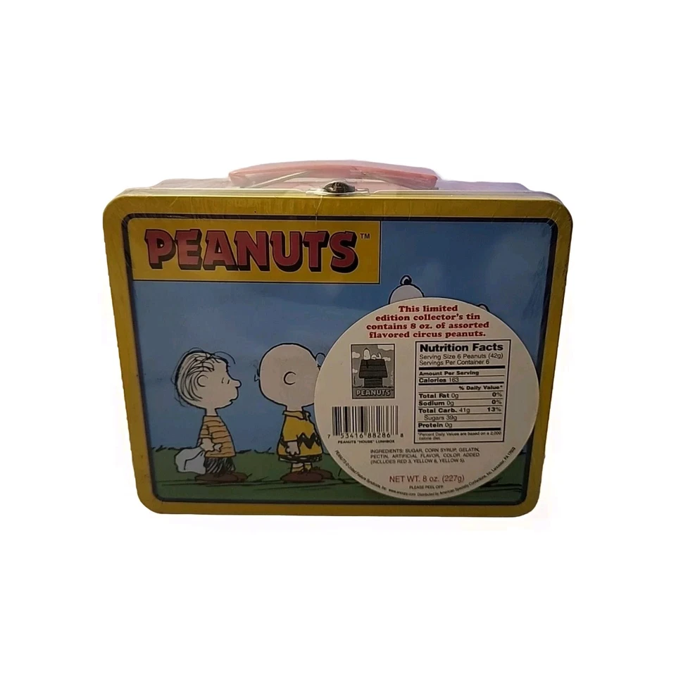 Peanuts House Lunchbox Limited Edition Collectors Tin Candy Butterscotch New - Image 4 of 4