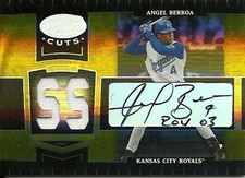 2004 Leaf Certified Cuts Marble Signature Gold Position Angel Berroa 97 41/50