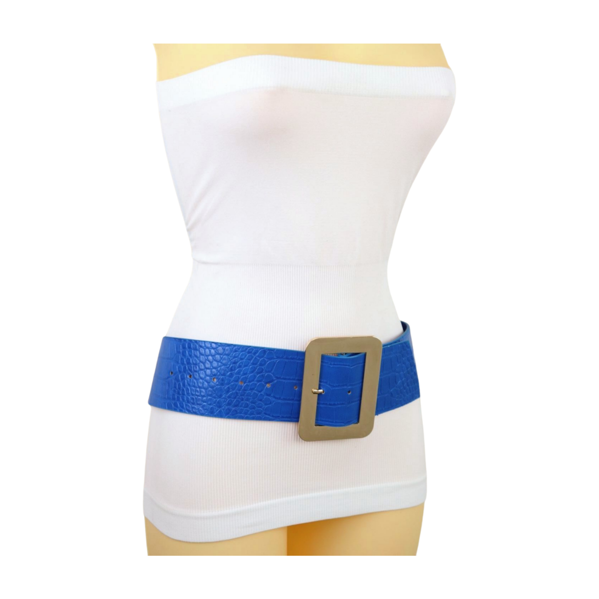 小物 Square plate Belt Square Shiny Nickel Buckle - w.kleinberg