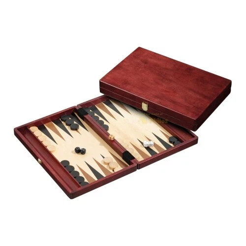 Backgammon - Kassette - Leandros - Holz - standard - Bild 4 von 4
