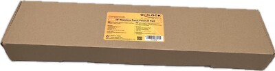 Delock Patchpanel 19'' Keystone Patch Panel RJ45 24-fach unbestückt