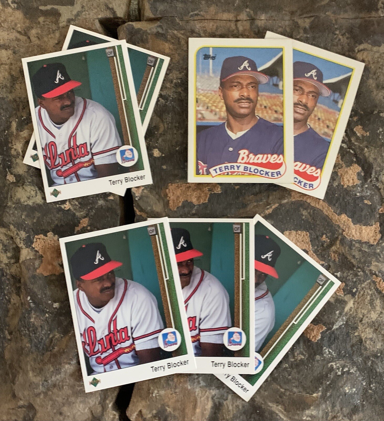 Terry Blocker Baseball Cards. Atlanta Braves