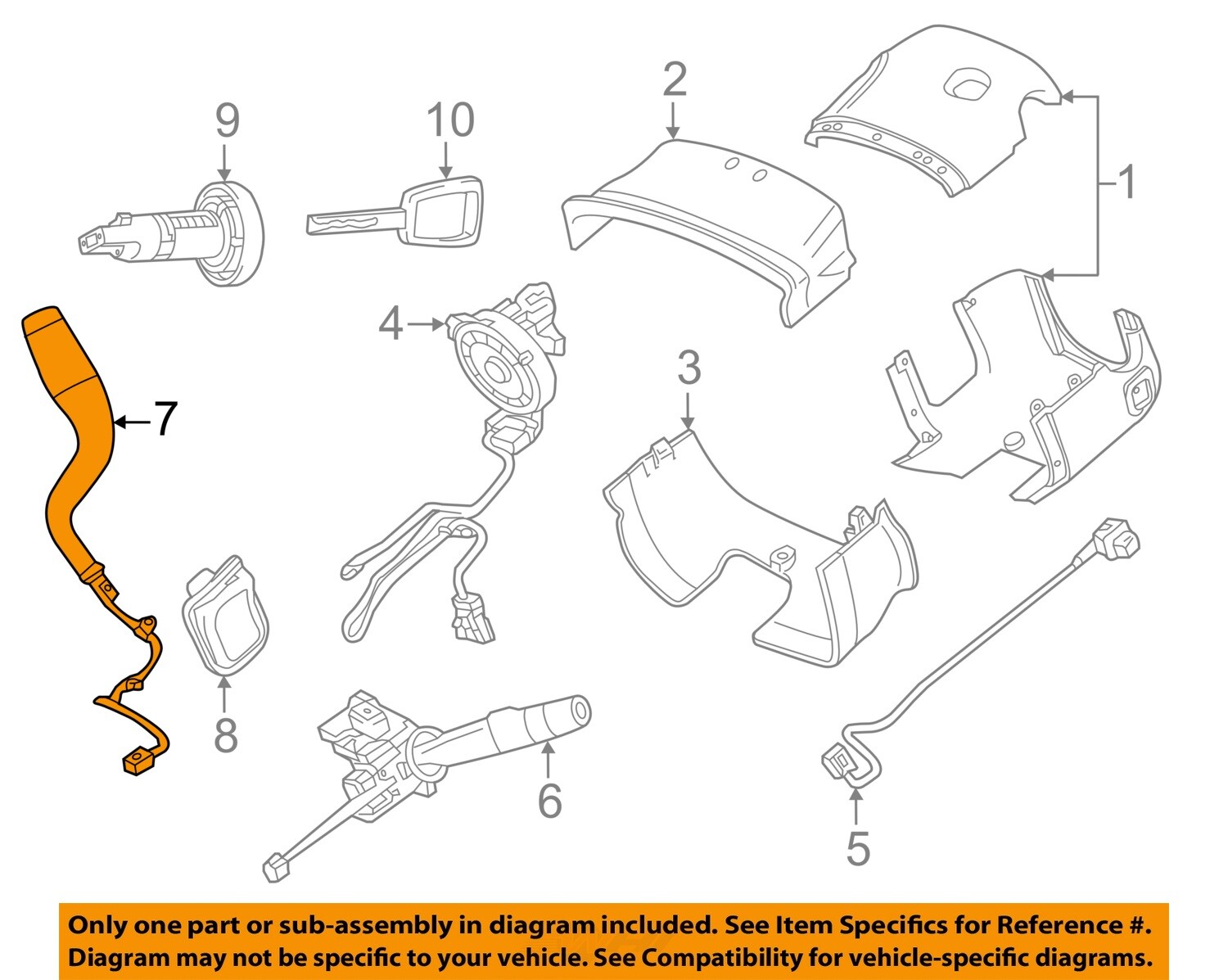 GM OEM Steering Column-Transmission Shift Lever 84171609 | eBay
