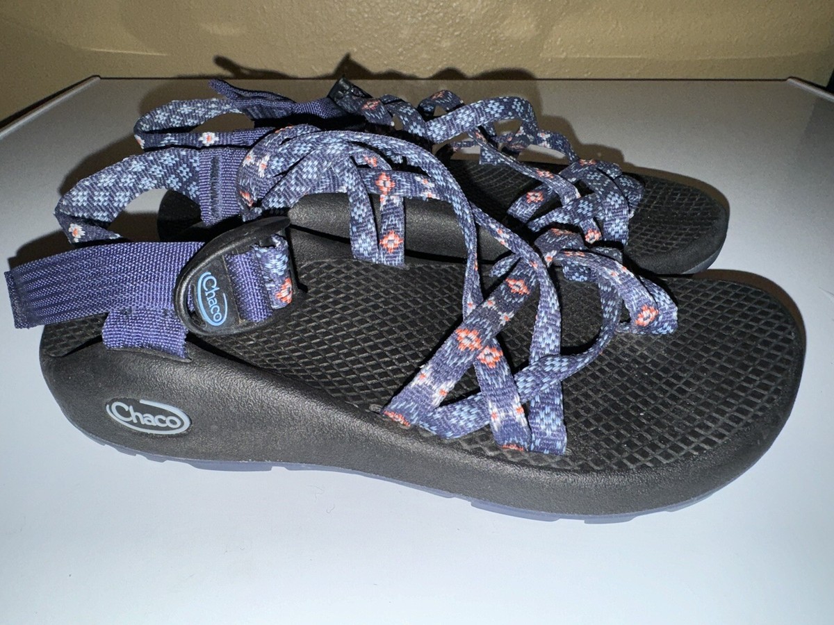 Chaco ZX2 Classic Wink Navy Blue Toe Loop Strap Sandal Womens Size