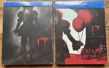 It Chapter 1 + 2 Steelbook Collection (Blu-ray, Region Free) *NEW/SEALED*