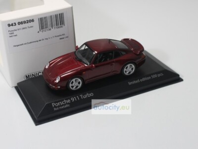 MINICHAMPS Porsche 911 turbo レッド 、6台Set MINICHAMPS PORSCHE 911 (993) TURBO ROT METALLIC 943069206 | eBay