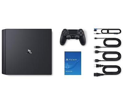 NEW Model SONY Playstation 4(PS4) Pro Game Console JET BLACK 1TB