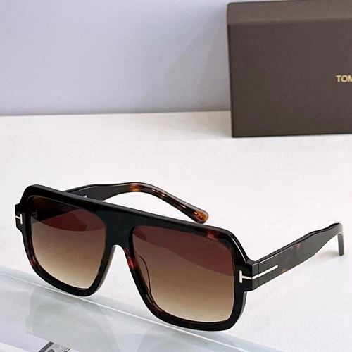 High Quality Tom Sunglasses Women Plate Large Frame Travel Men - Picture 15 of 17