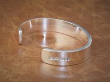 Men's Heavy Solid 925 Sterling Silver Men's Bangle, Men's Bracelet, Men's Torque