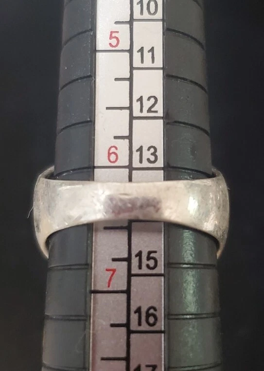 Anillo Navajo Vintage Firmado Turquesa Plata 925 Talla 6.5 Foto 2 de 4