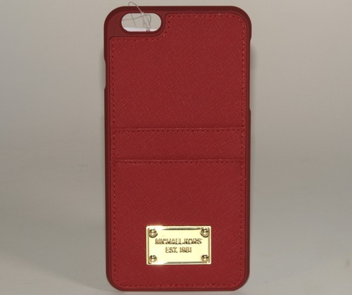 Red Michael Kors Pre- Owned Apple iPhone 6 Plus, Case Carrier Wallet Case - Picture 4 of 8