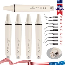 Piezo Scaler Dental Ultrasónico Pieza de Mano WOODPECKER EMS Cavitron/ 10*Puntas