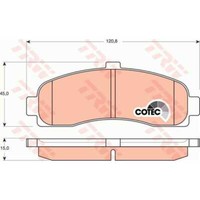 TRW BremsbeläGe GDB1059 BremsklöTze FüR Nissan Micra II K11