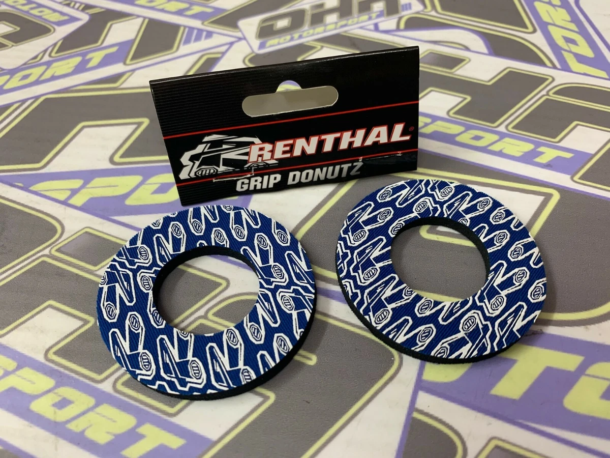 Donuts ® Premium Grip Pour Guidon Moto, BMX, Scooter - Argent Comptant (vert)