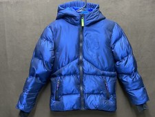 Champion Youth Shiny Blue Hooded Puffer Jacket - Sz Small 6-7