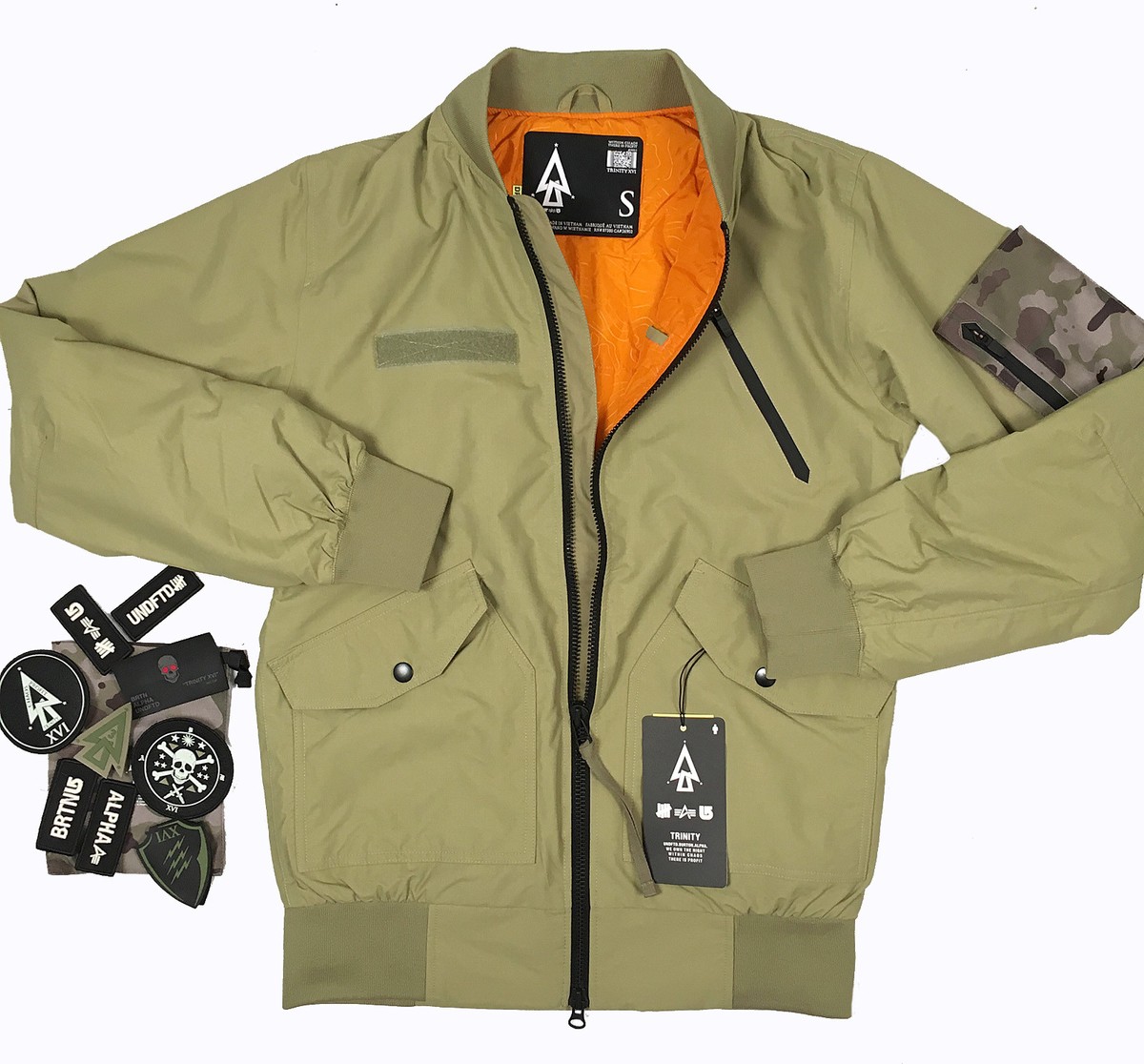 New UNDEFEATED Alpha Industries Burton MA-1 Flight Bomber New UNDEFEATED Alpha Industries Burton MA-1 Flight Bomber
