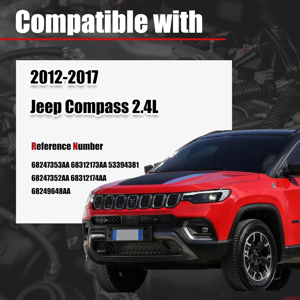 68247353AA Conducto de manguera de admisión de filtro de aire del motor para Jeep Compass 2012-2017 2,4 L Foto 3 de 4