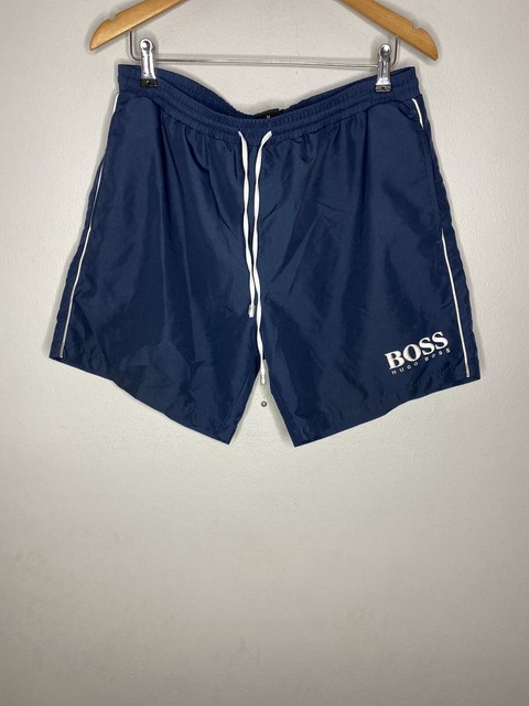 hugo boss swim shorts navy