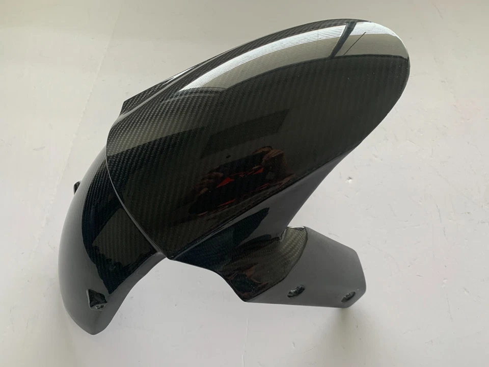 Guardabarros delantero de fibra de carbono para Kawasaki Ninja ZX10R 2011-2015 Foto 3 de 4