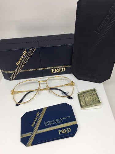 FRED LUNETTE COPPA AMERICA Paris occhiali da sole force 10 C. Placcato Oro  | eBay