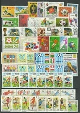 Wordwide soccer / Football ☀ 1960/90 ☀ Mint never hinged (**)