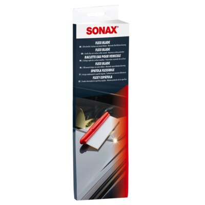 SONAX FlexiBlade Silikonlippe Gummiabzieher Pflege Lack Trocknen KFZ Abzieher