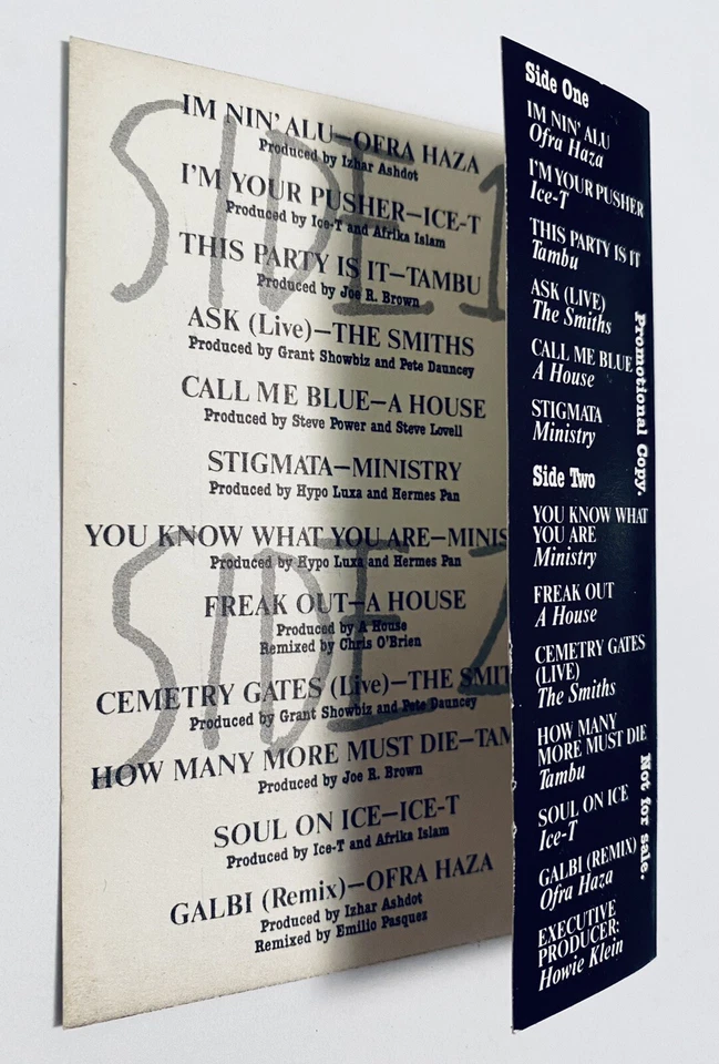 Sire's Back To School Cassampler Cassette Tape TESTED Smith’s Ice T Ministry OOP - Image 3 of 4