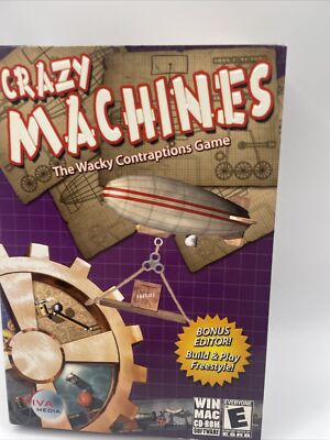 Crazy Machines:The Wacky Contraptions Game(Windows/Mac 2005)Complete Puzzles New