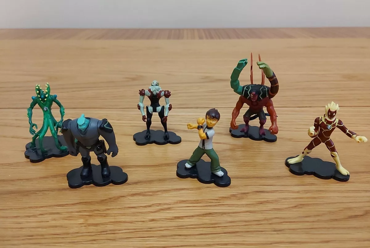 Ben 10 Micro Mini Action Figures Bundle Corinthian 2008 6 Figures