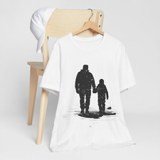 Camiseta Día del Padre - Momento de unión de papá e hijo - Camiseta a juego familiar
