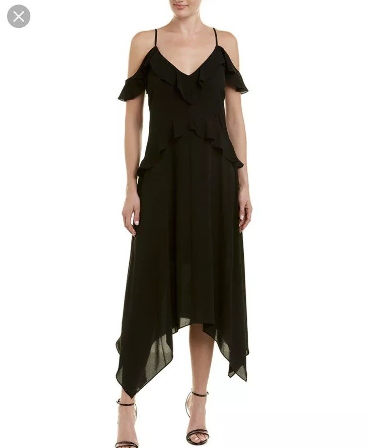 slip dress asymmetrical Asymmetrical Ruffled Halter Floral Gown