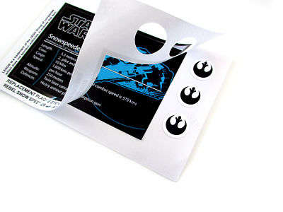 CUSTOM STICKERS for STAR WARS Set 10129 75049 REBEL SNOWSPEEDER ++