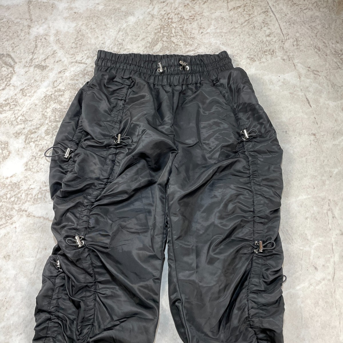 Maniere De Voir Opium y2k Parachute Cargo Pants Playboi