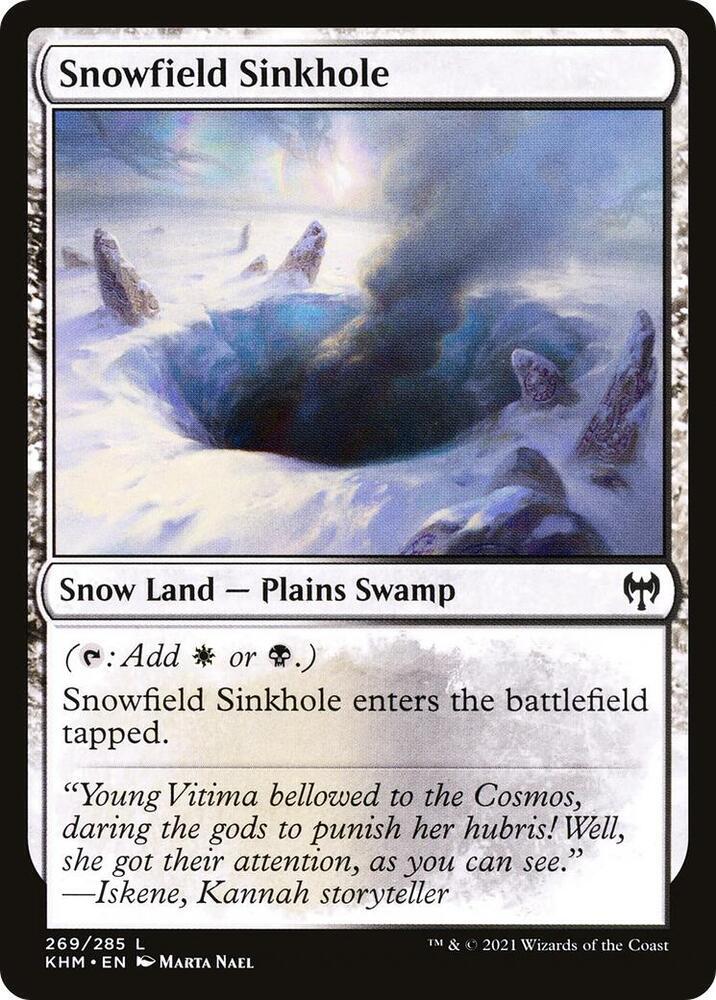10 X SNOW-COVERED Dual Lands ( Full Set = Je 1 ) ~ Kaldheim [ NM