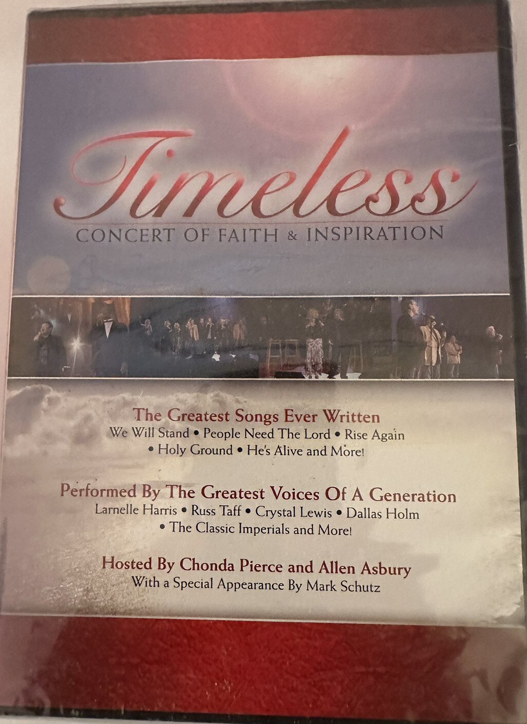TIMELESS Concert of Faith & Inspiration DVD (BRAND NEW) “FREE SHIPPING”