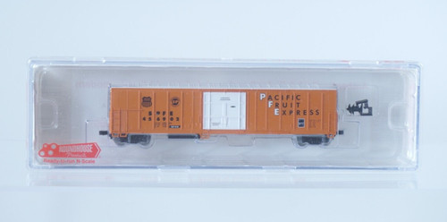 Coche frigorífico Roundhouse SPFE 456902 escala N NOS (cuerpo naranja PFE) - 84212 | Zustand: New