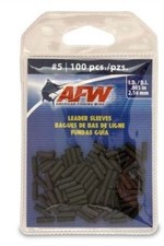 AFW #5 أسود Leader Sleeves .085 in (2.16mm) جديد! #J05B-B 100 عبوة SINGLE BARREL
