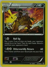 POKEMON CARD SHIFTRY 73/122 NO 275 WICKED POKEMON TCG CCG