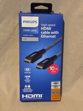 Philips 10' Basic HDMI High Speed Cable with Ethernet - Black