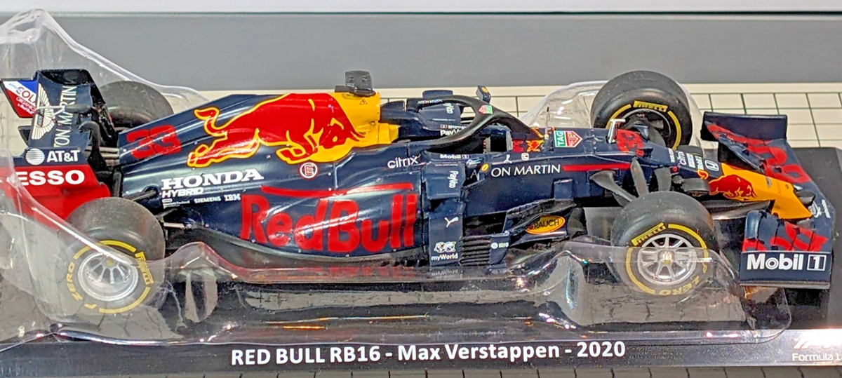 DeAGOSTINI 1/24 Red Bull RB16 Max Verstappen #33 2020 Honda F1
