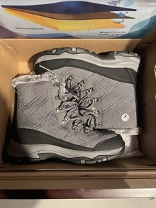 Sketches Air-Cooled Memory Foam Waterproof Boots Sz 9 Skechers Verdict black leather relaxed fit memory foam  main image 3