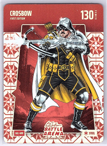 2026 BO JACKSON BATTLE ARENA CROSBOW GREAT GRANDMAS LINOLEUM STEEL 1ST ED GGL600