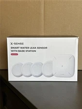 ^ X-Sense Wi-Fi Water Leak Detector Kit Sensor Alarm Model SWS0A41
