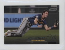 2022 Topps Stadium Club Oversized Box Topper Christian Yelich #192 0ny1