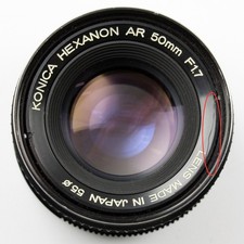 Konica Hexanon AR 50mm f/1.7 Lens - Parts/Repair