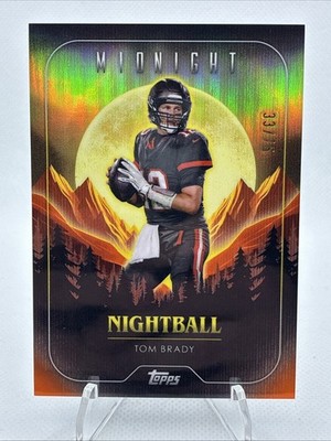 2024 Topps Midnight Tom Brady Nightball Dusk /75