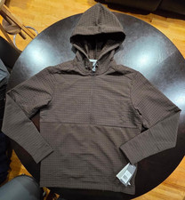 Adidas Men's Woven Wind Hoodie Golf Pullover Dark Brown,Black S,XL, ADVR0996 80