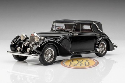 1939 Bugatti T57C Faux Cabriolet Charmaine - Black 1:43 Evrat
